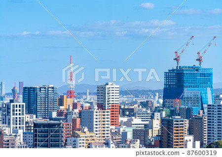 《福岡縣》福岡市風光(取自南公園) 《福岡縣》福岡市風光(取自南公園) 87600319