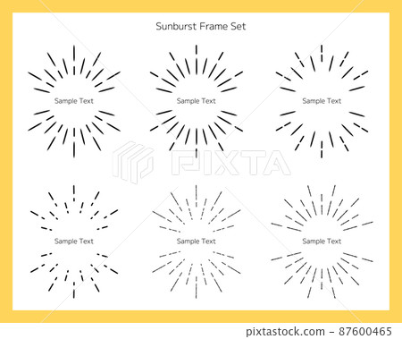 Sunburst simple frameset Sunburst simple frameset 87600465