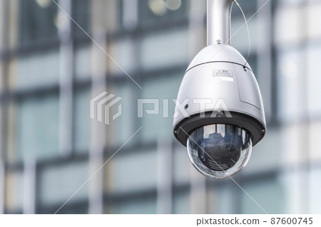 Security camera seen in the city Security camera seen in the city 87600745