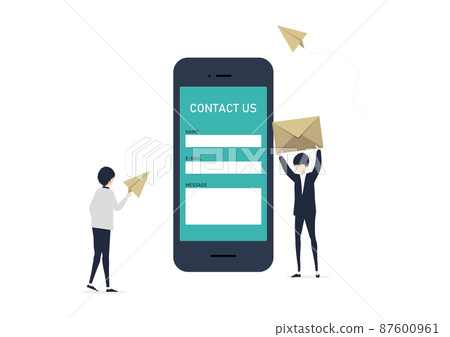 Please feel free to contact us first! Illustration material 87600961