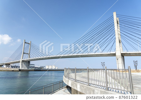 Blue Sky and Matsukawaura Ohashi, Soma City, Fukushima Prefecture Blue Sky and Matsukawaura Ohashi, Soma City, Fukushima Prefecture 87601322