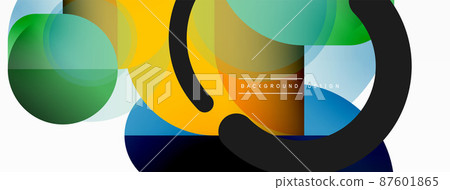 Geometrical minimal wallpaper. Geometric shapes. Vector illustration for wallpaper banner background or landing page Geometrical minimal wallpaper. Geometric shapes. Vector illustration for wallpaper banner background or landing page 87601865