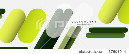 Abstract background. Round shapes, lines compositions on grey backdrop. Vector illustration for wallpaper banner background or landing page Abstract background. Round shapes, lines compositions on grey backdrop. Vector illustration for wallpaper banner background or landing page 87601944