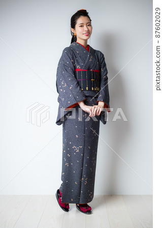 Kimono black Komon Kimono black Komon 87602029