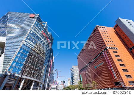 《Fukuoka Prefecture》 Scenery of Tenjin, Chuo-ku, Fukuoka City Daimaru Fukuoka Tenjin store and Fukuoka Mitsukoshi direction 《Fukuoka Prefecture》 Scenery of Tenjin, Chuo-ku, Fukuoka City Daimaru Fukuoka Tenjin store and Fukuoka Mitsukoshi direction 87602548