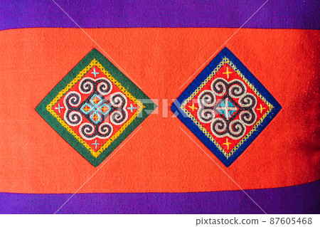 Hmong patterns hill tribe, Identity of the Hmong tribe in Sapa village, Vietnam Hmong patterns hill tribe, Identity of the Hmong tribe in Sapa village, Vietnam 87605468