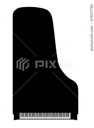 從頂部看到的大鋼琴 87607790
