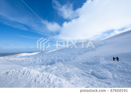 Yamagata Zao Shirogane The rime on Mt. Jizo in the world 87608591