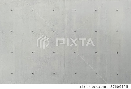 Background image of the surface of a gray concrete wall with separate holes Background image of the surface of a gray concrete wall with separate holes 87609136