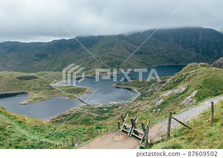 Snowdonia National Park in North Wales, UK 87609502