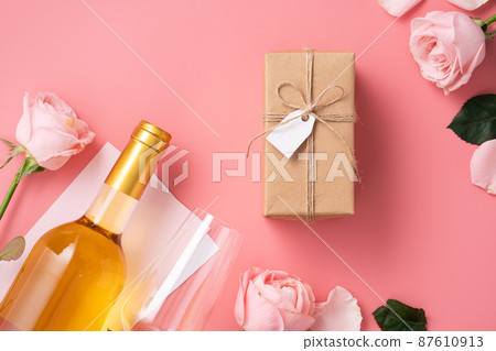 mother's day valentine's day bouquet rose roses gift background Mother's Day rose 87610913