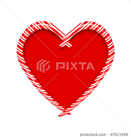 Heart candy vector illustration on white background 87611999