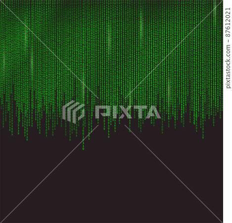Binary code vector illustration background - Stock Illustration ...