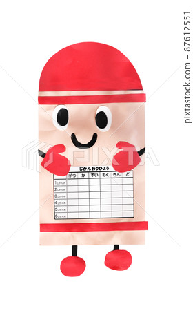 Crayon-kun's timetable created by a child 87612551