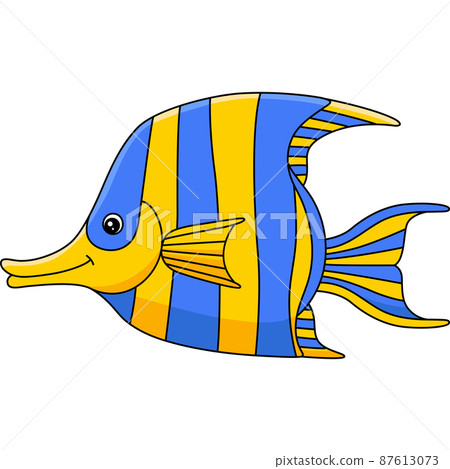 Angelfish Cartoon Colored Clipart Illustration Angelfish Cartoon Colored Clipart Illustration 87613073