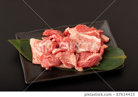 國產牛肉切碎牛肉烤肉 國產牛肉切碎牛肉烤肉 87614413