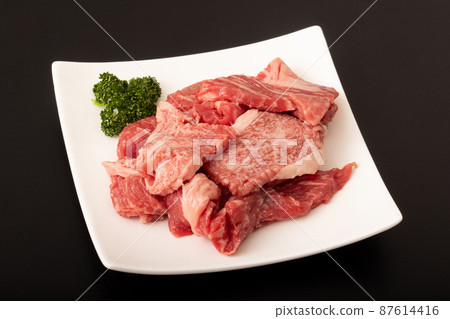 Domestic beef cut off beef for grilled meat 87614416