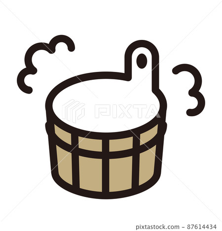 Sauna tub_color icon Sauna tub_color icon 87614434