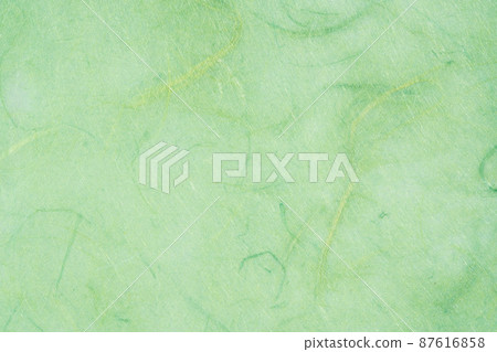 Background material Japanese paper green Background material Japanese paper green 87616858