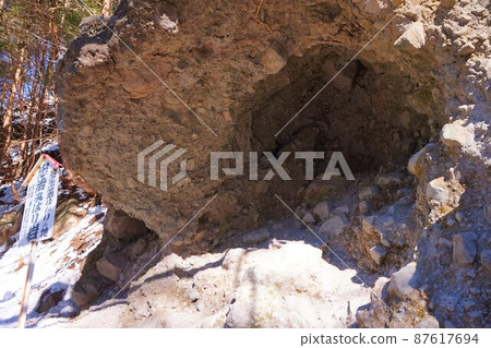 Chuji Mihariiwa Kunisada Chuji Takizawa's Fudo Waterfall Fudo Otaki Gunma Prefecture designated scenic spot Akagiyama Bakufu Waterfall Ice Waterfall 87617694