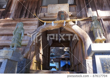 Akagiyama Takizawa Fudoson Takizawa's Fudo Waterfall Fudo Otaki Gunma Prefecture designated scenic spot Bakufu Waterfall Ice Waterfall Akagiyama Takizawa Fudoson Takizawa's Fudo Waterfall Fudo Otaki Gunma Prefecture designated scenic spot Bakufu Waterfall Ice Waterfall 87617704
