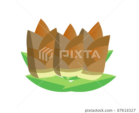 Bamboo shoots Illustrations Bamboo shoots Spring vegetables Bamboo shoots Illustrations Bamboo shoots Spring vegetables 87618327