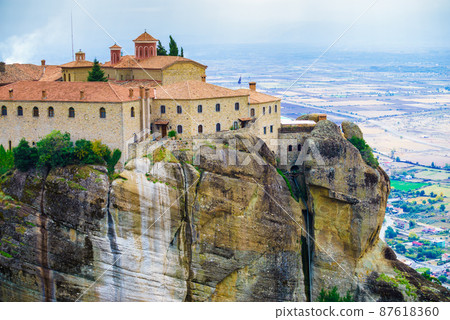 Monastery of St. Stephen in Meteora, Greece 87618360