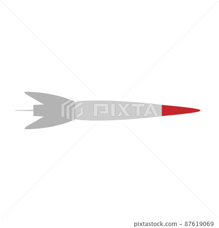 Missile illustration 87619069