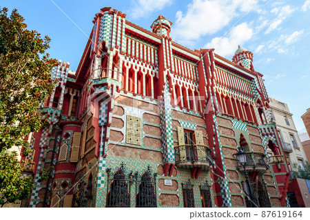 Gaudi Architecture, Casa Vicens (Barcelona, Spain) Gaudi Architecture, Casa Vicens (Barcelona, Spain) 87619164