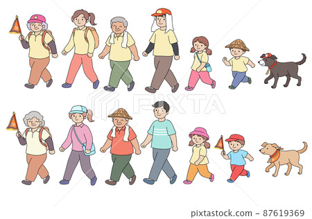 一群人要去參加宗教活動 一群人要去參加宗教活動 87619369