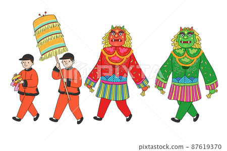 兩個守護神千里眼和順風耳 87619370