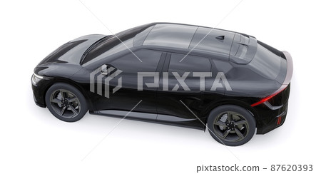 Newest electric family crossover (SUV) for the city. 3d illustration. 87620393