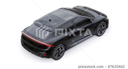 Newest electric family crossover (SUV) for the city. 3d illustration. Newest electric family crossover (SUV) for the city. 3d illustration. 87620402