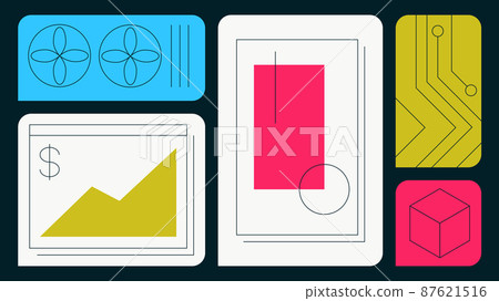 NFT Art Concept Illustration 87621516