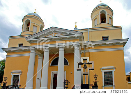 Kyiv or Kiev, Ukraine: The Co-Cathedral of St Alexander in Kyiv. This cathedral is a Roman Catholic church. Kyiv is also know as Kiev. 87621561