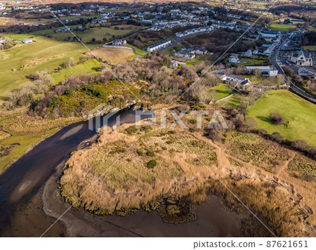 Aerial view of Ardara in County Donegal - Ireland Aerial view of Ardara in County Donegal - Ireland 87621651