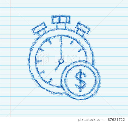 Money, finance and payments. outline web icon. sketch style. Vector illustration Money, finance and payments. outline web icon. sketch style. Vector illustration 87621722