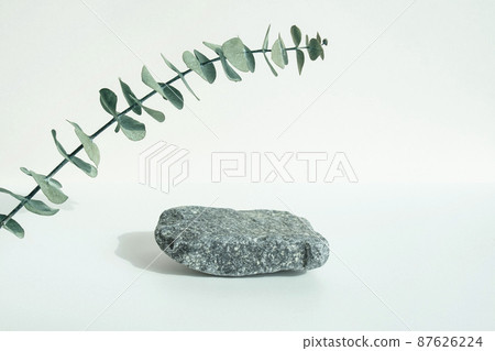 Stone podium for product photography 87626224