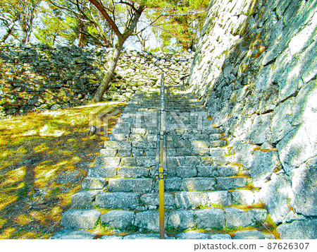 Stone stairs Stone stairs 87626307