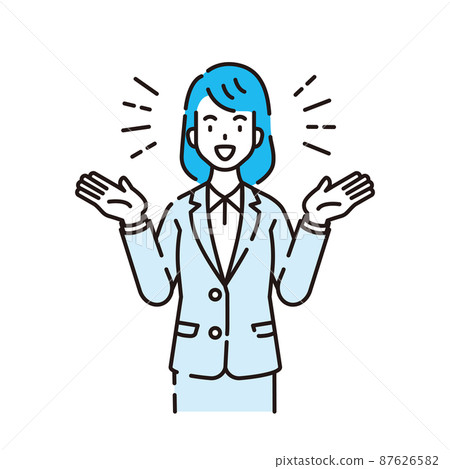 Line art person - Stock Illustration [87626582] - PIXTA