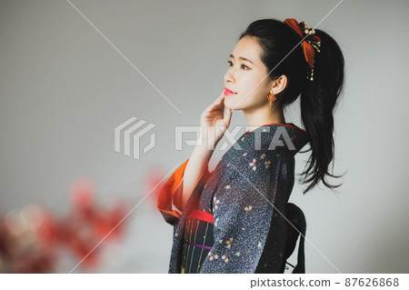 和服黑色小紋 87626868