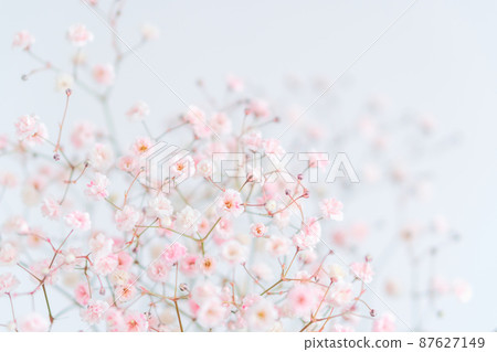 粉紅色的嬰兒呼吸背景 87627149