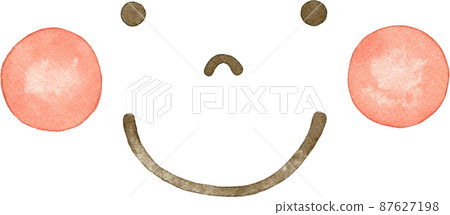 微笑的插圖(僅限面部表情) 微笑的插圖(僅限面部表情) 87627198