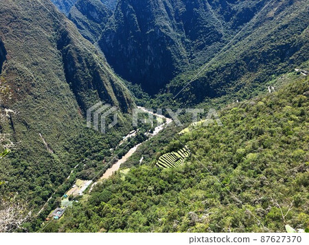 【秘魯】馬丘比丘遺址:俯瞰華納比丘山路的山景 【秘魯】馬丘比丘遺址:俯瞰華納比丘山路的山景 87627370