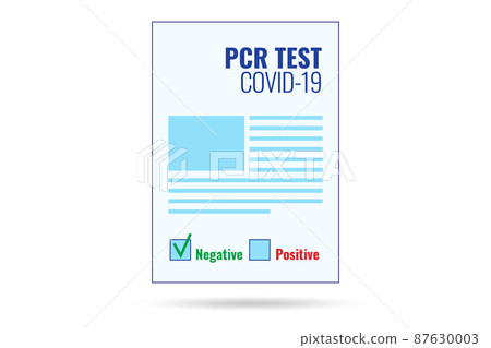Concept of coronavirus covid-19 test 87630003