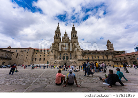 Santiago de Compostela Cathedral Camino Pilgrims 87631959