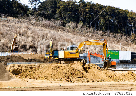 Construction machinery heavy machinery back for soil acceptance 87633032
