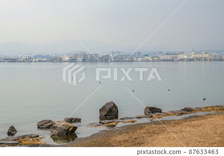 Lake Biwa in Shiga Prefecture Lake Biwa in Shiga Prefecture 87633463