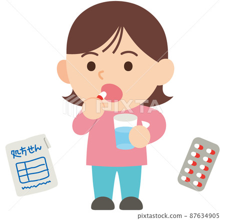 Men taking medicine, no main line Men taking medicine, no main line 87634905