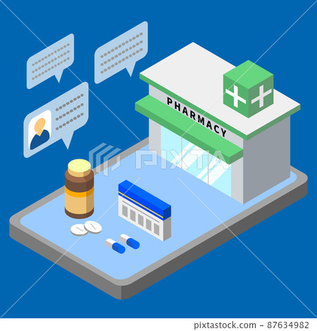 Isometric online medical care Isometric online medical care 87634982